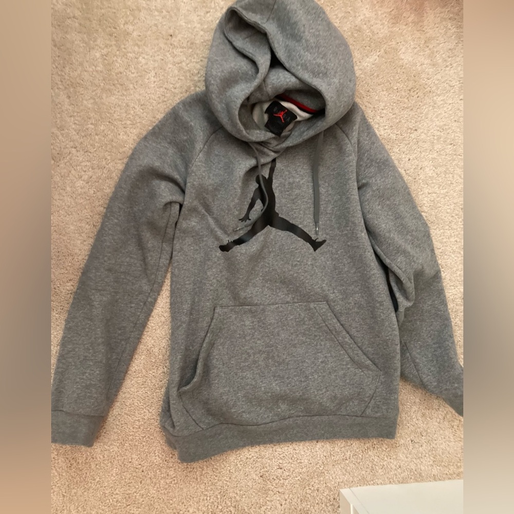 Mens Grey Jordan hoodie